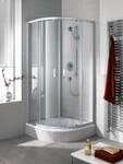 Kermi Viertelkreis Ibiza 2000 T10 V71 x2000, weiss, ESG klar mit KermiClean,