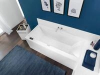 Villeroy & Boch Badewanne Rechteck Squaro Edge 12 1600 x 750, weiss, UBQ160SQE2DV-01