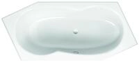 Bette 6-Eck Badewanne Metric 6840, 206x90x45 cm FE re &Uuml;berlauf vorne wei&szlig;, 6840-000