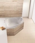 Hoesch Badewanne Spectra Eck 1400 ohne Sch&uuml;rze Weiss 3653.010