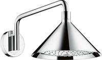 Hansgrohe Kopfbrause Axor Front mit Brausearm chrom , 26021000 26021000