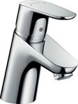 Hansgrohe Waschtischmischer Focus 70 chrom mit Push-Open Ablaufgarnitur, 31604000
