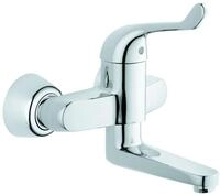 GROHE Sicherheitsmisch-WT-Batt. Euroeco Special 32792 Wandm. Ausl. 200mm chrom