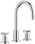 Dornbracht Waschtisch-Dreilochbatterie mit Ablaufgarnitur TARA 20713892 Chrom