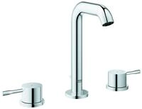 Grohe 3-Loch-Waschtischbatterie Essence 20296 m. Zugstangen-Ablaufgarnitur chrom,