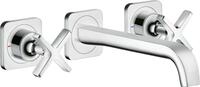 Hansgrohe 3-L.Waschtischarmatur Axor Citterio E Fertigset Wandmontage chrom, 36107000