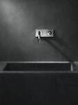 Hansgrohe Waschtischmischer UP Axor Uno chrom mit Auslauf 220mm und Platte, 38115000