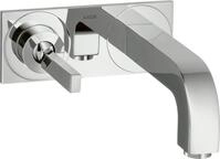 Hansgrohe Waschtischmischer UP Axor Citterio F-Set chrom kurzer Auslauf mit Platte,