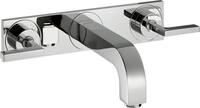 Hansgrohe 3-Loch Waschtischarm.Axor Citterio Wand F-Set lang chrom m.Platte