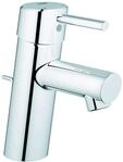GROHE Einhand-WT-Batterie Concetto 32204 EcoJoy Zugstangen-Ablaufgarnitur chrom