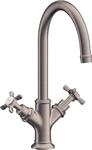 Hansgrohe Zweigriff Waschtischarmatur Axor Montreux brushed nickel, 16502820 16502820