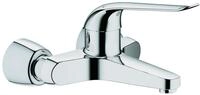 GROHE EH-WT-Batt. Euroeco Special 32779 Wandm. Gussauslauf Ausladung 220mm chrom
