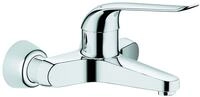 GROHE EH-WT-Batt. Euroeco Special 32778 Wandm. Gussauslauf Ausladung 204mm chrom