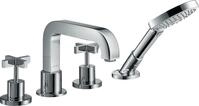 Hansgrohe 4-Loch Wannenarmatur Axor Citterio F-Set f.Fliesenrand chrom mit
