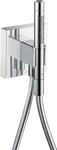 Hansgrohe Schlauchanschluss und Brausenhalter Axor Starck Organic chrom , 12626000