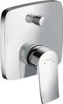 Hansgrohe Wannenmischer Unterputz Metris Fertigset eckig chrom , 31454000 31454000