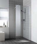 Kermi Walk-In Ibiza 2000 TWF 1000x1850, silber mattglanz, ESG klar, I2TWF100181AK