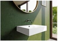 Kaldewei Wand-Waschtisch SILENIO, Modell 3045 mit &Uuml;berlauf 900x460mm, 904406013001