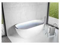 Riho freistehende Badewanne Bilbao 150x75x55,5 weiß matt, (BS12005 alte...