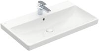 Villeroy & Boch Schrankwaschtisch Avento, 1 Hahnloch, mit &Uuml;berlauf, weiss