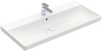 Villeroy & Boch Schrankwaschtisch Avento, 1 Hahnloch, mit &Uuml;berlauf, weiss