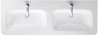 Duravit DuraStyle Doppelwaschtisch Wei&szlig; Hochglanz 1300 mm - 2338130000 2338130000