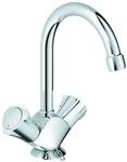 GROHE WT-Einlochbatterie Costa 21337_1 Schwenkauslauf versenkbare Kette chrom,
