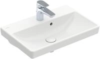 Villeroy & Boch Waschtisch Compact Avento 4A00, 1 Hahnloch, mit &Uuml;berlauf, weiss