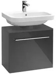 Villeroy & Boch Waschtisch Architectura, 1 Hahnloch, mit &Uuml;berlauf, Wei&szlig;Alpin