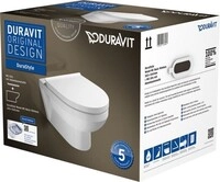 Duravit Duravit No.1 WC-Set wandh&auml;ngend 373x540x393 mm - 45620900A1 45620900A1