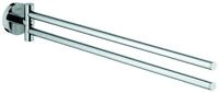 Grohe Handtuchhalter Essentials 40371 2-armig schwenkbar Metall 450mm chrom, 40371001