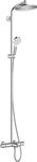 Hansgrohe Showerpipe Crometta S 240 f&uuml;r Wanne chrom mit Thermostat, 27320000
