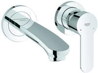 Grohe 2-Loch-WT-Batt. Eurostyle C 19571 Stichma&szlig; 110 mm Ausladung 171 mm chrom,