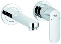Grohe 2-Loch-WT-Batt. Eurosmart C 19381 Stichma&szlig; 110 mm Ausladung 170 mm chrom,