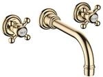 Dornbracht Waschtisch-Wandbatterie ohne Ablaufgarnitur MADISON 36712361 Messing (23kt