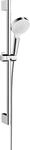 Hansgrohe Brausenset Crometta Vario EcoSmart 9 l/min/Unica 650mm weiss/chrom,