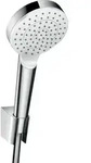 Hansgrohe Brausenset Crometta 1jet EcoSmart 9 l/min/Porter ws./chr.Brauseschl.1250mm,