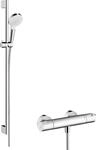 Hansgrohe Brausenkombi Crometta Vario/ Ecostat 1001 CL/Unica 900mm weiss/chrom,