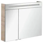 Fackelmann Spiegelschrank CL 90x71x16 EsAl,2T,LED, 82976 82976