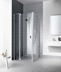 Kermi Pendelt&uuml;r Raya 1GL 1180x2000, silber hochglanz, ESG klar mit KermiClean,
