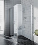 Kermi Seitenwand Filia XP UWD 0780x2000, silber hochglanz, ESG klar mit KermiClean,