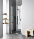 Kermi Pendelt&uuml;r Raya 1WR 0830x2000, silber hochglanz, ESG klar, RA1WR08320VAK