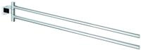 Grohe Handtuchhalter Essentials Cube 40624 2-armig 439mm schwenkbar chrom, 40624001
