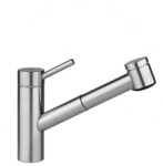 KWC Hebelmischer INOX Auszugbrause, A235, Edelstahl,121505 121505