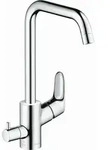 Hansgrohe 31823000, Hansgrohe Sp&uuml;ltischmischer Focus chrom hoher 31823000
