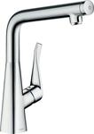 Hansgrohe Sp&uuml;ltischmischer Metris Select Schwenkauslauf chrom 14883000
