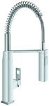 Grohe Einhebel-Sp&uuml;ltischbatterie Eurocube 31395 mit Profibrause chrom, 31395000