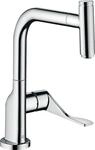 Hansgrohe Sp&uuml;ltischmischer Select Axor Citterio chrom mit Ausziehauslauf, 39861000