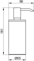 Keuco Lotionspender Standmodell Plan 14952, 14952010100
