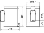 Keuco Hygieneabfallsammler Plan 14977, 14977010000